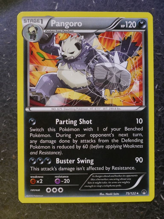 Pokemon Cards: PANGORO 75/122 RARE # 6A8