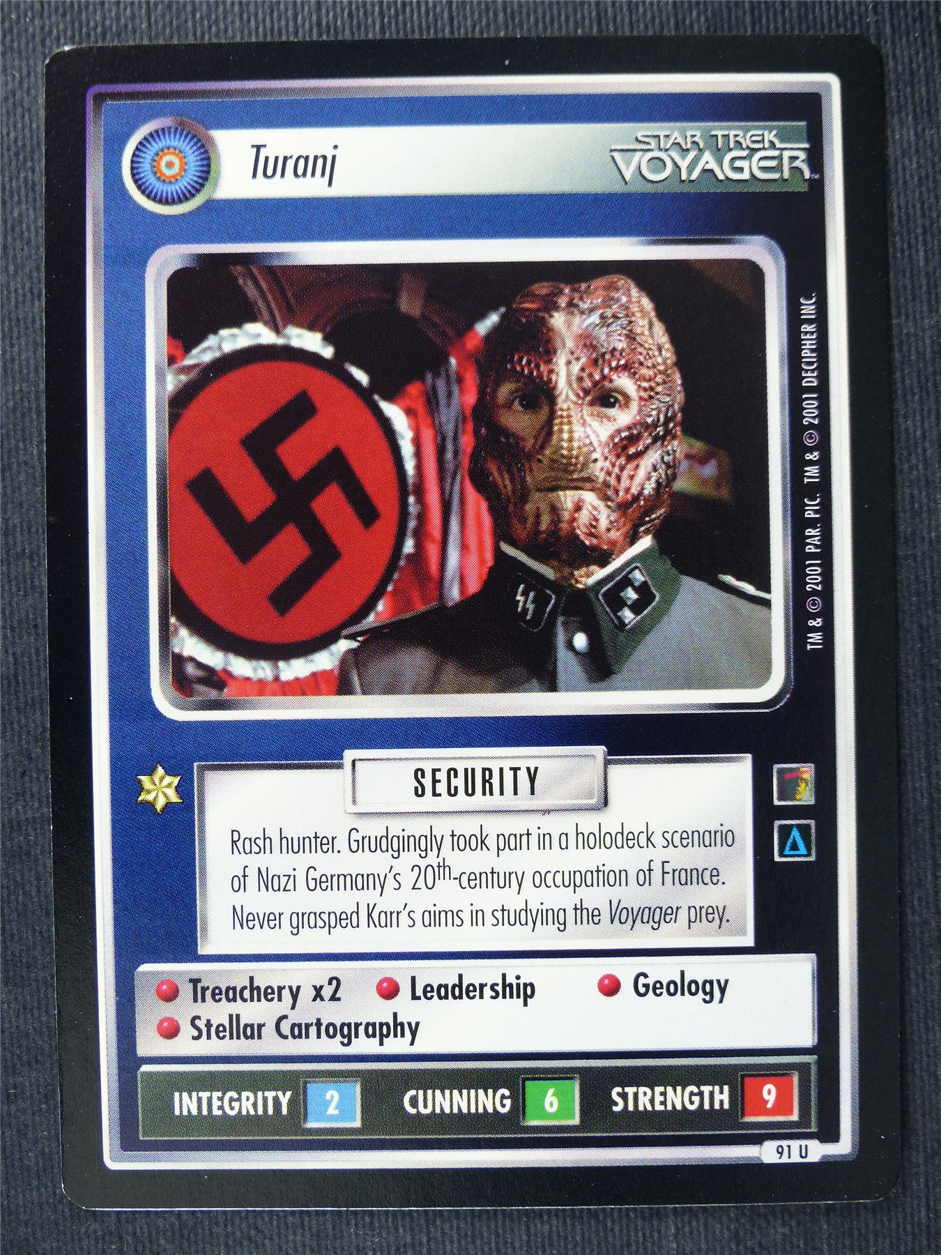 Turanj - Voyager - Star Trek Cards #153