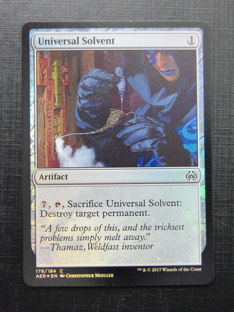 MTG Magic Cards: UNIVERSAL SOLVENT FOIL # 23G93