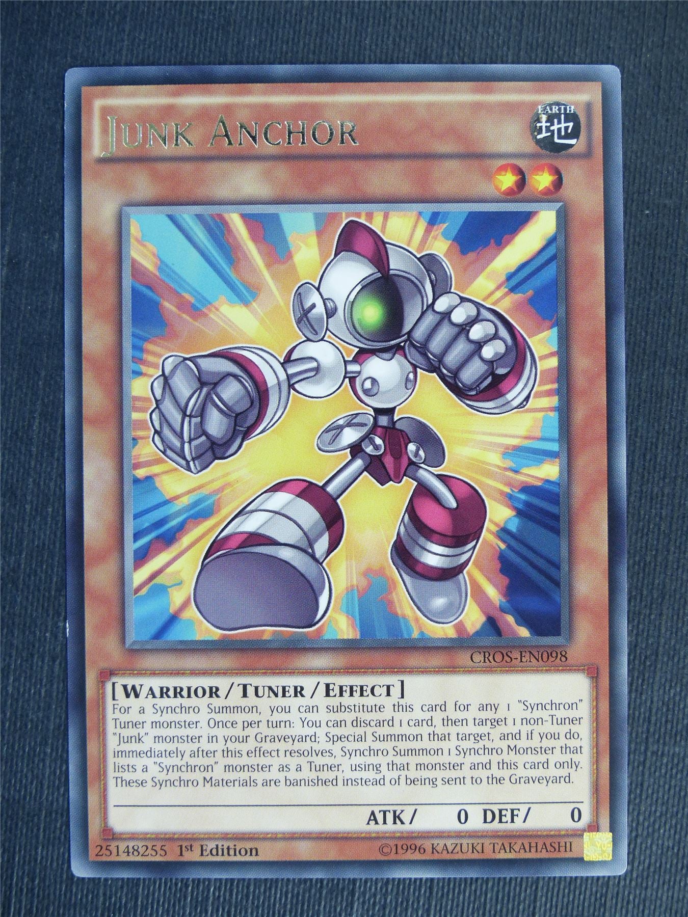 Junk Anchor CROS Rare - 1st ed - Yugioh Cards #271