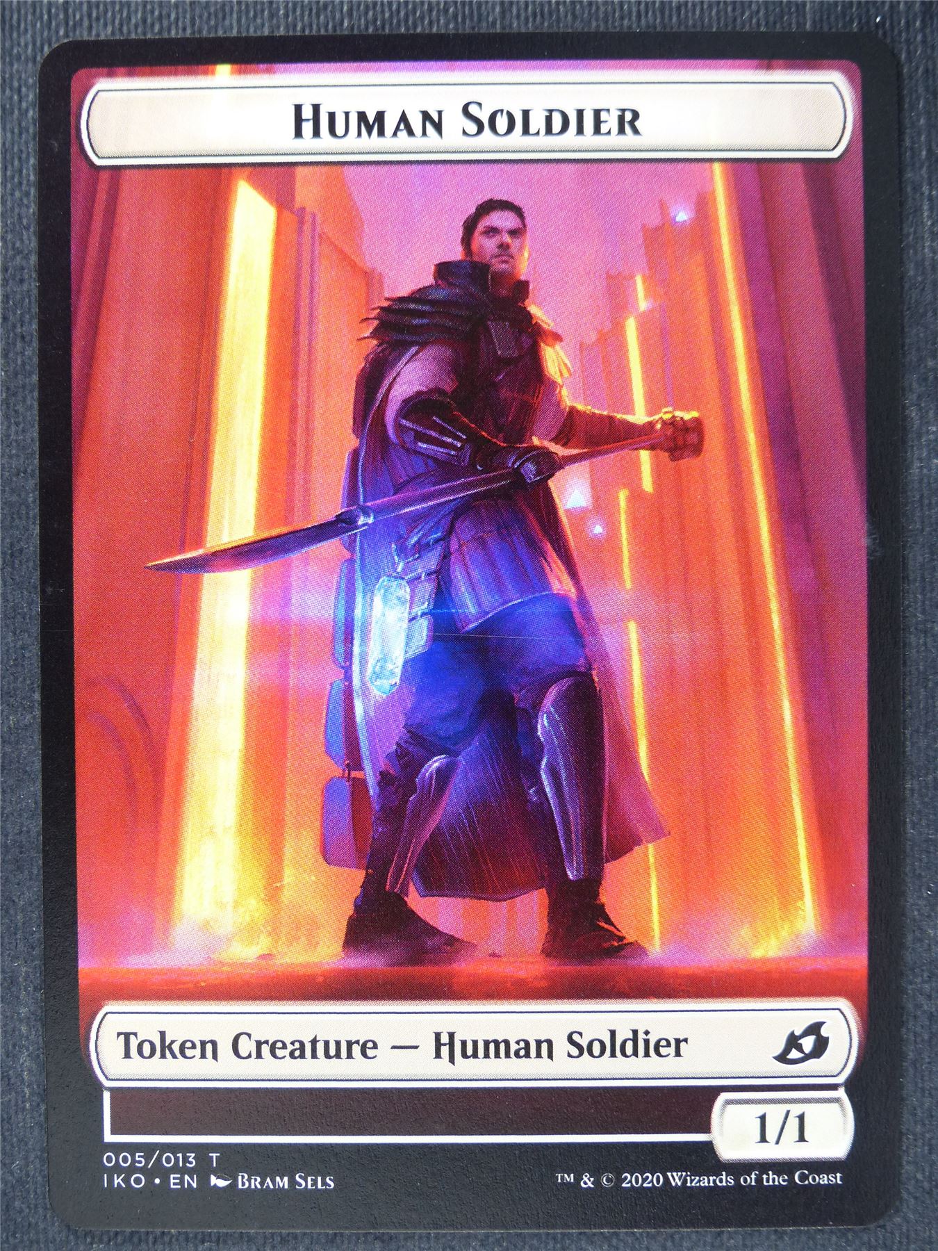 Human Soldier/Zombie Token - Mtg Magic Cards #SU