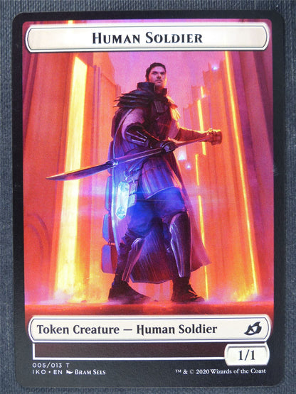 Human Soldier/Zombie Token - Mtg Magic Cards #SU