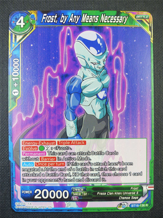 Frost By Any Means Necessary R - Dragon Ball Super Card #7VS