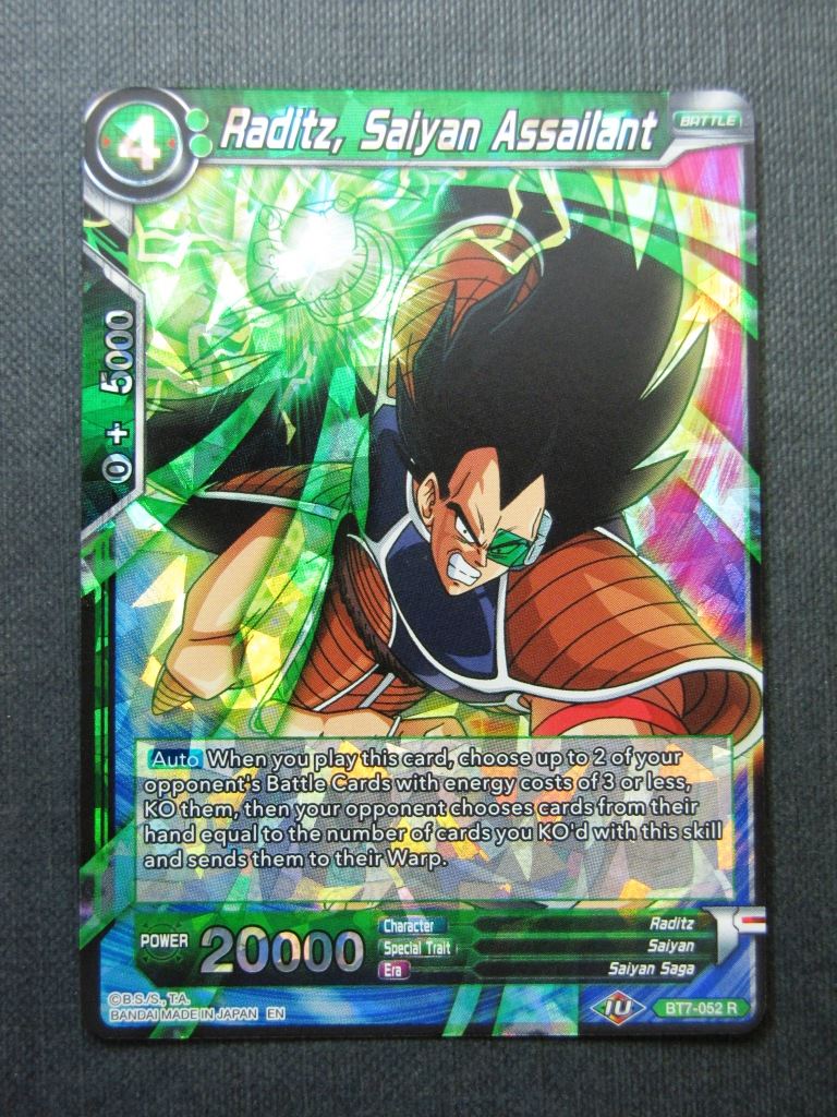 Raditz Saiyan Assailant R - Dragon Ball Super Cards #T2