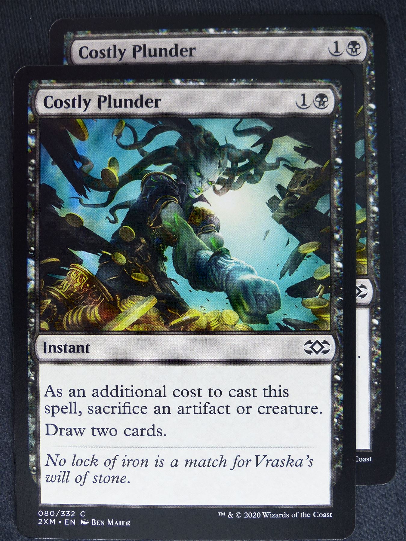 Costly Plunder x2 - Double Masters - Mtg Magic Cards #74