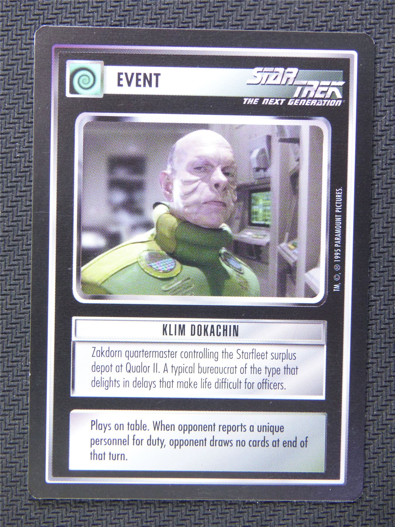 Event Klim Dokachin - Star Trek CCG Next Gen #56C