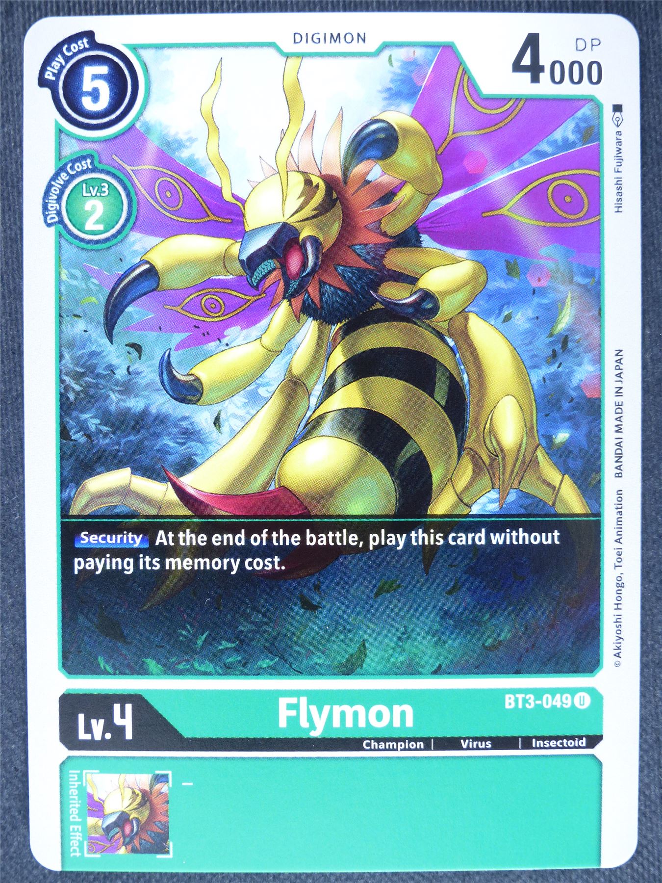 Flymon BT3-049 U - Digimon Cards #PP