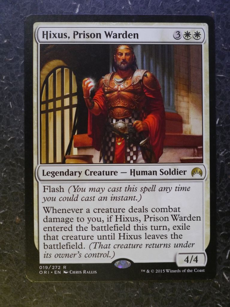 MTG Magic Cards: HIXUS, PRISON WARDEN # 6D18