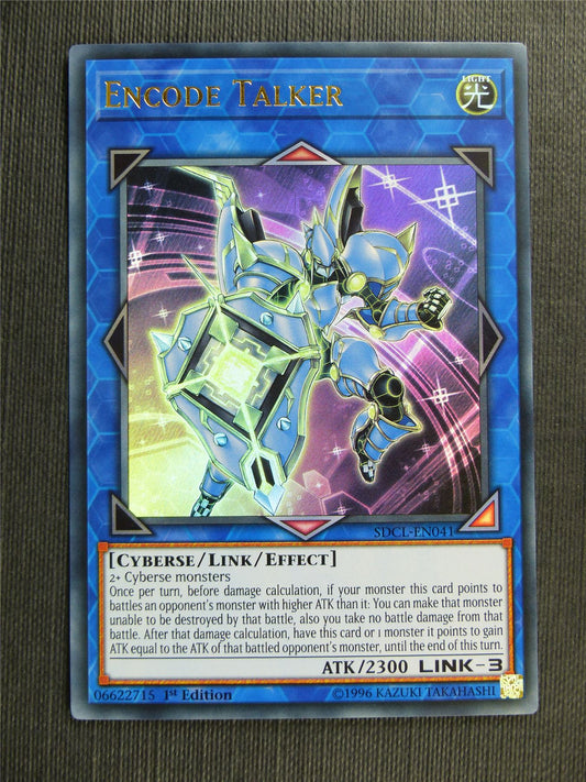 Encode Talker SDCL Ultra Rare - 1st ed - Yugioh Cards