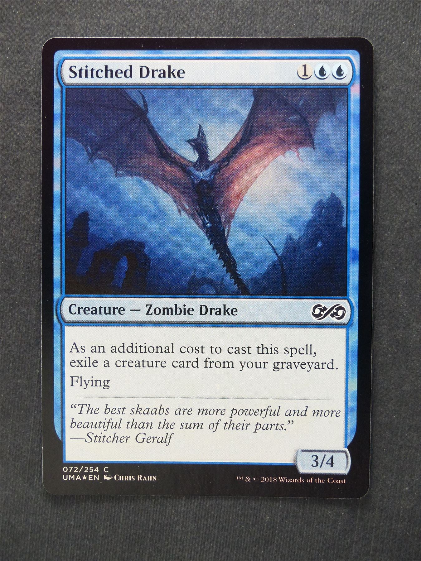 Stitched Drake Foil - Mtg Magic Cards #11I