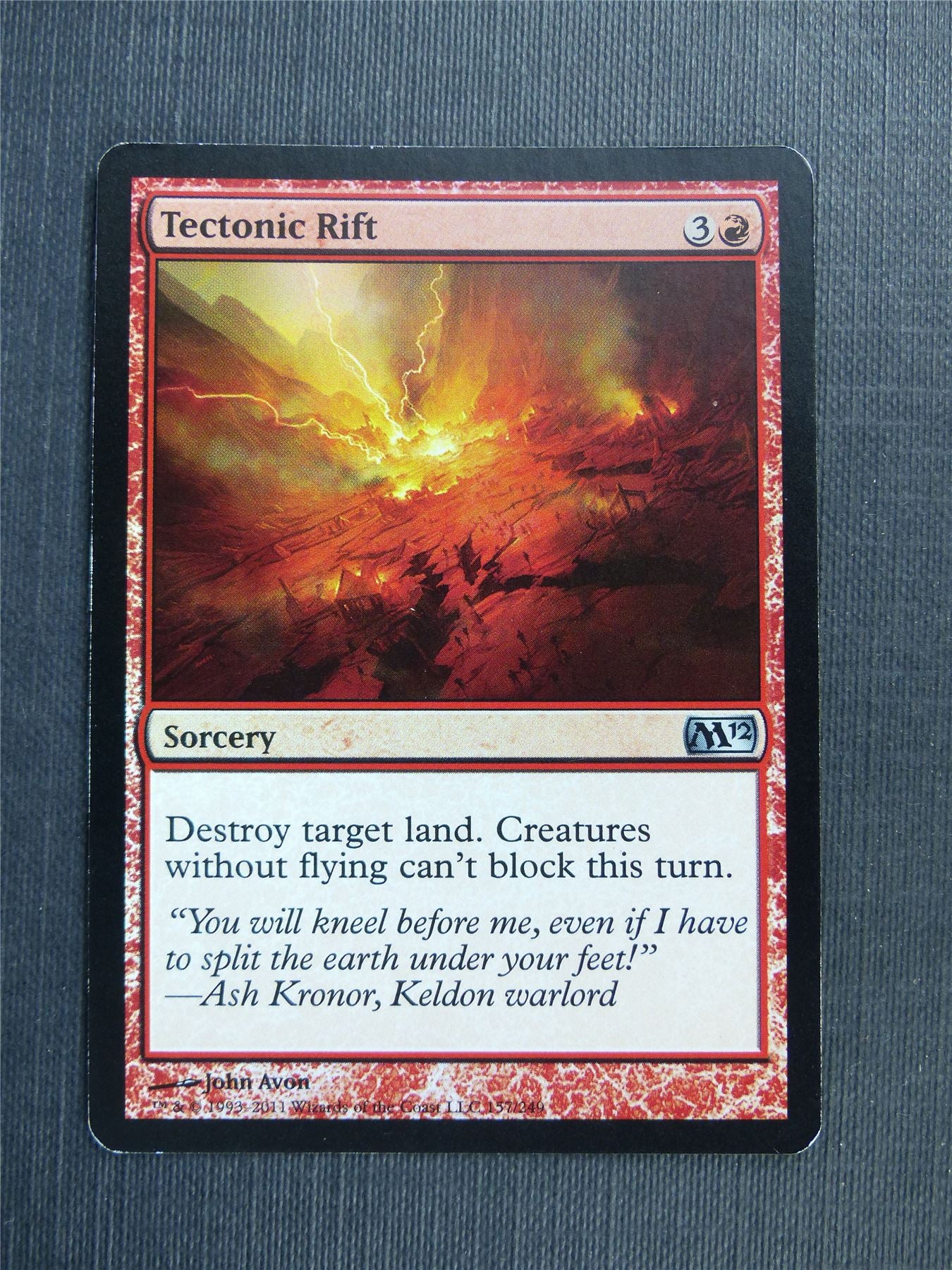 Tectonic Rift Foil - Mtg Magic Cards #5DN