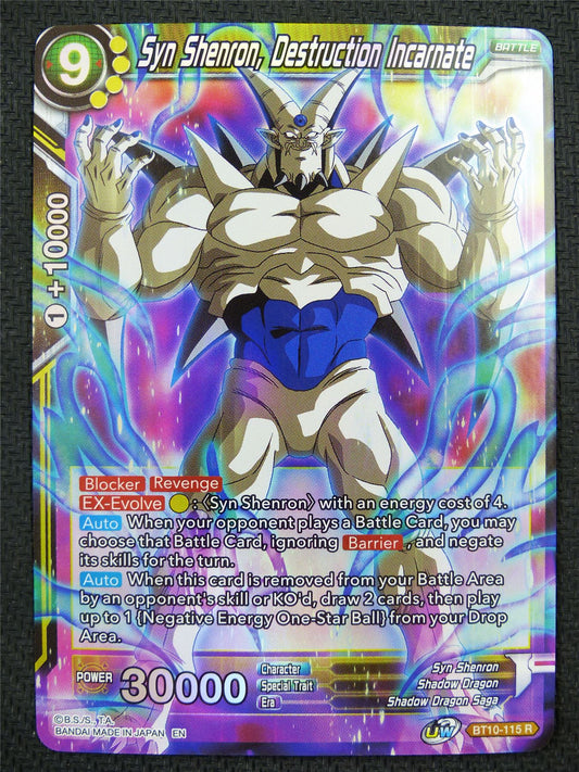 Syn Shenron Destruction Incarnate BT10 R - Dragon Ball Super Card #5ZG