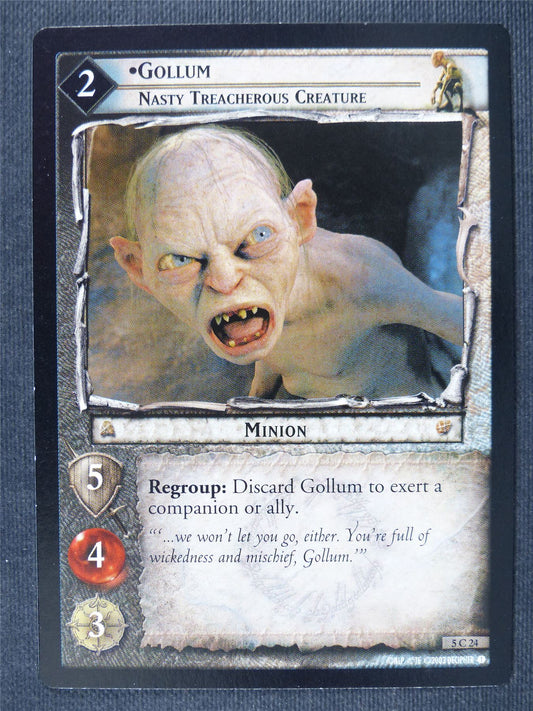 Gollum 5 C 24 - LotR Cards #3J8