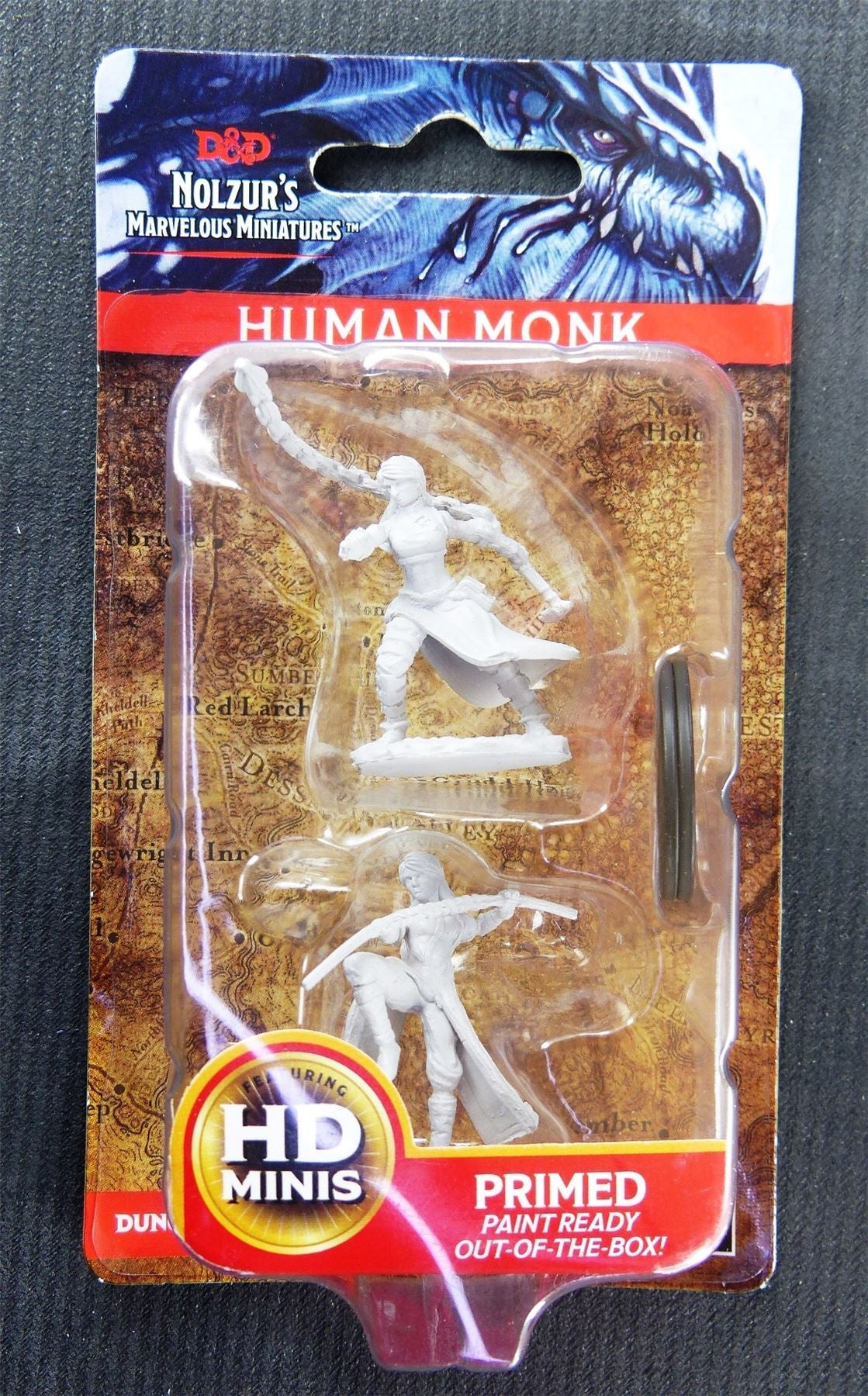 Human Monk - Nolzurs Marvelous Miniature #V6