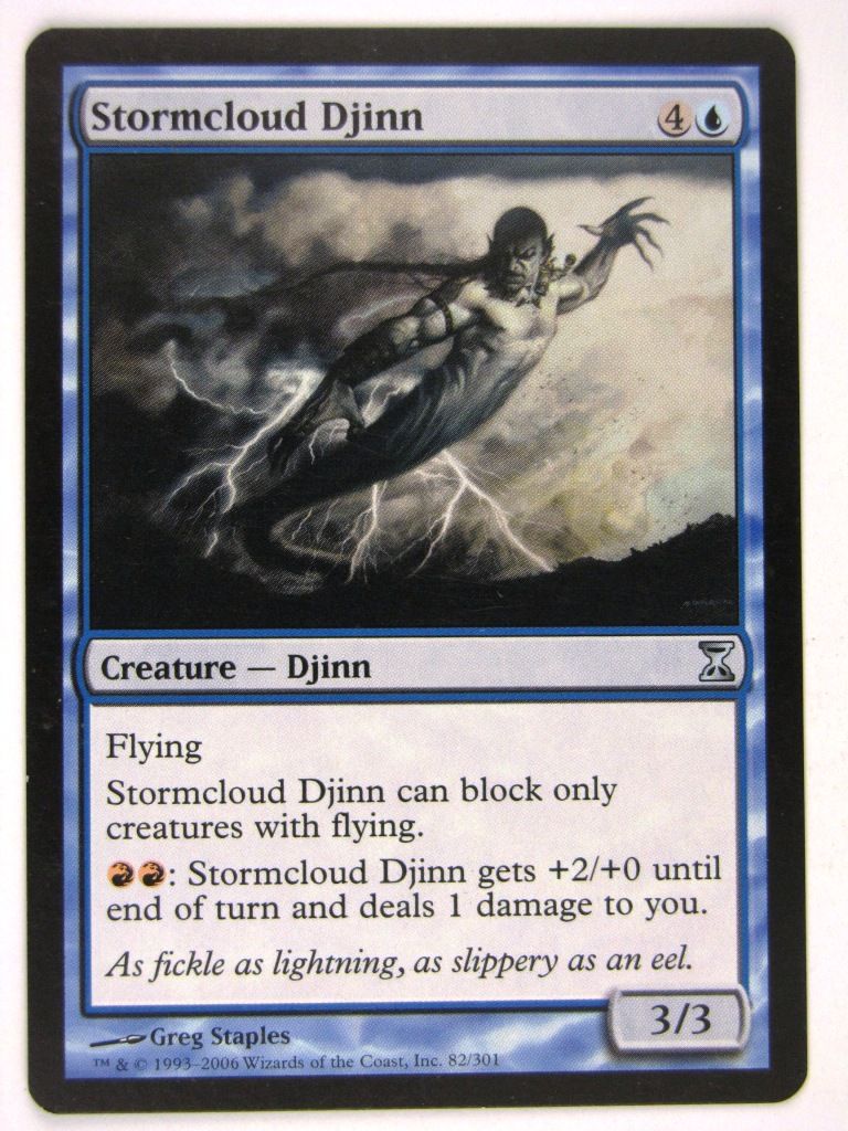 MTG Magic: The Gathering Cards: STORMCLOUD DJINN: TSP