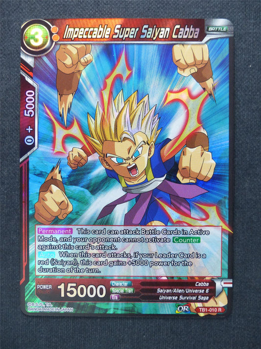 Impeccable Super Saiyan Cabba - Dragon Ball Super Cards #Y