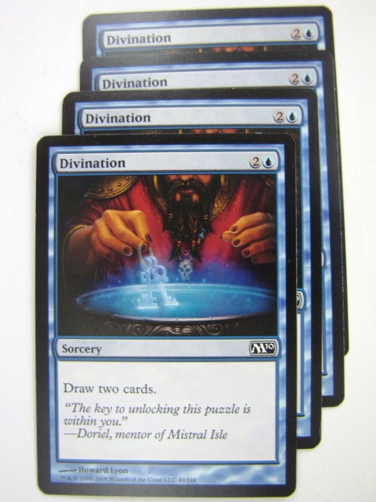MTG Magic Cards: DIVINATION x4 # 8F57