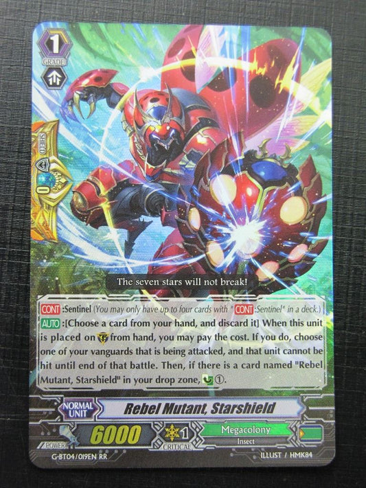 Rebel Mutant Starshield G-Bt04 RR - Vanguard Card # 1B36