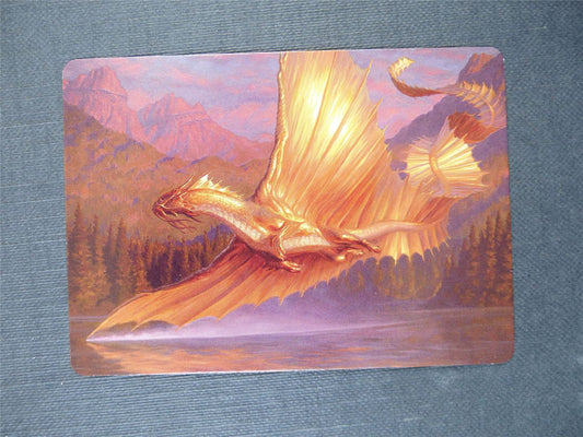 Adult Gold Dragon #58 - Forgotten Realms Art Series - Mtg Card #5HI