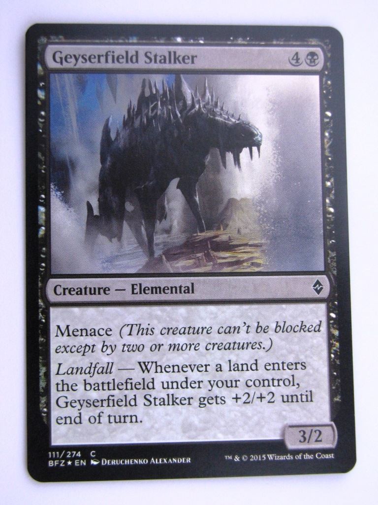 MTG Magic Cards: GEYSERFIELD STALKER FOIL # B50