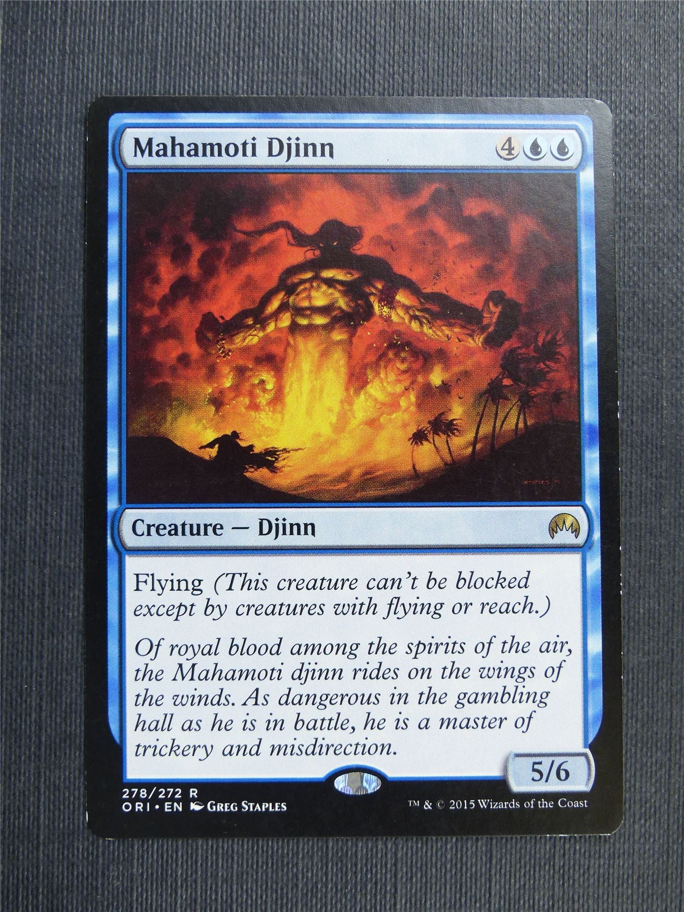 Mahamoti Djinn - Mtg Magic Cards #4AQ