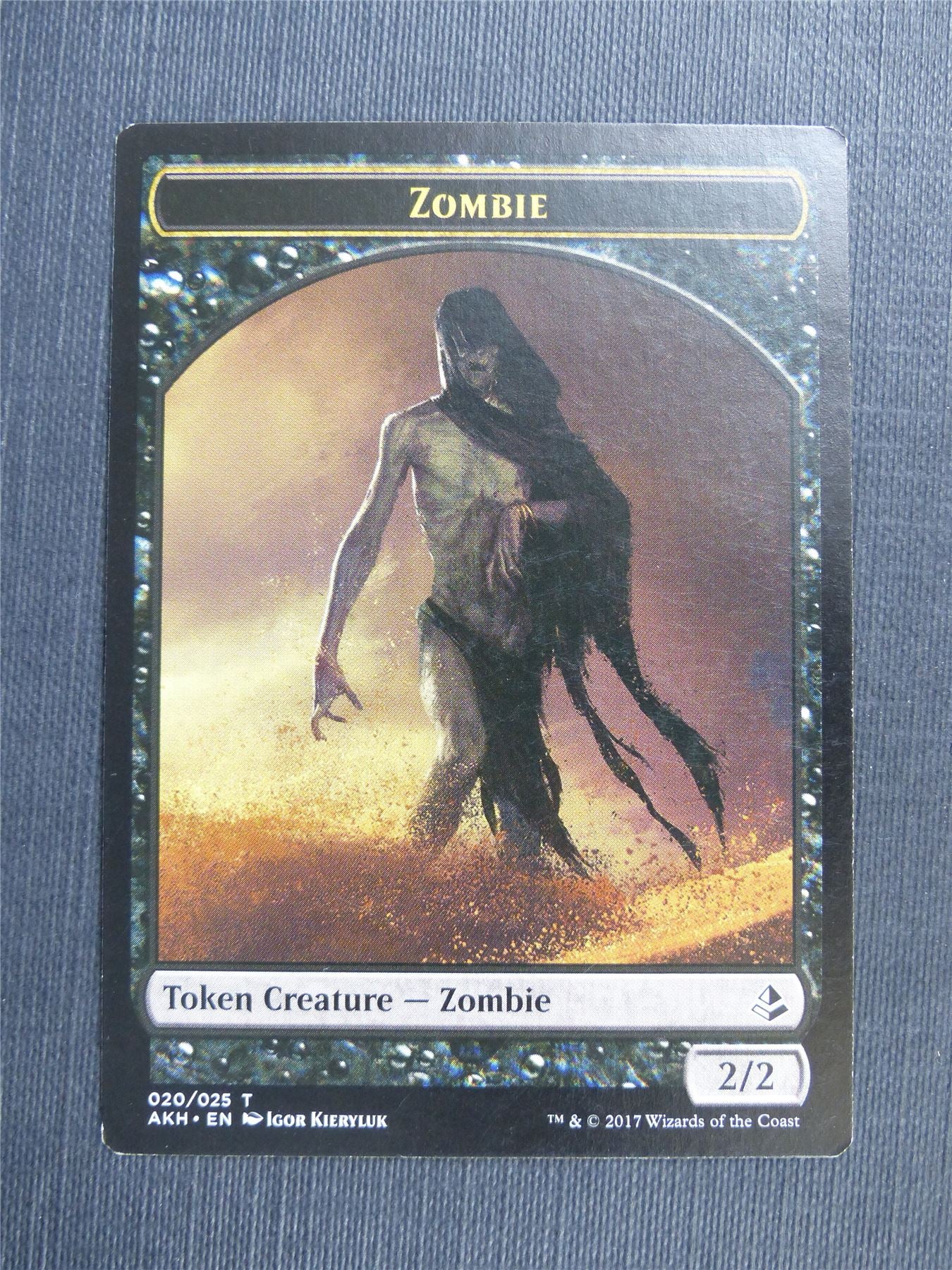 Resilient Khenra / Zombie - Mtg Magic Token Cards #4QK