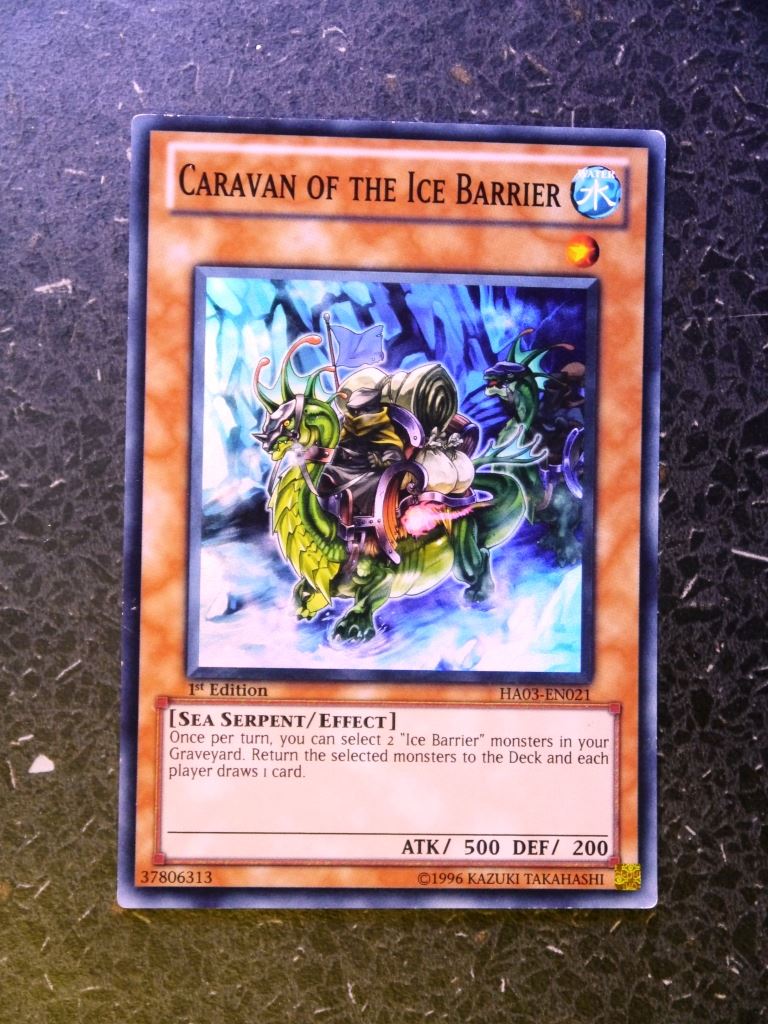 Yugioh Cards: CARAVAN OF THE ICE BARRIER HA03 SUPER RARE # H43