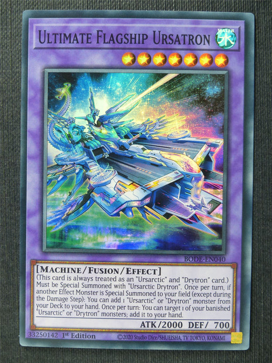 Ultimate Flagship Ursatron BODE Super Rare - 1st ed - Yugioh Cards #1IF