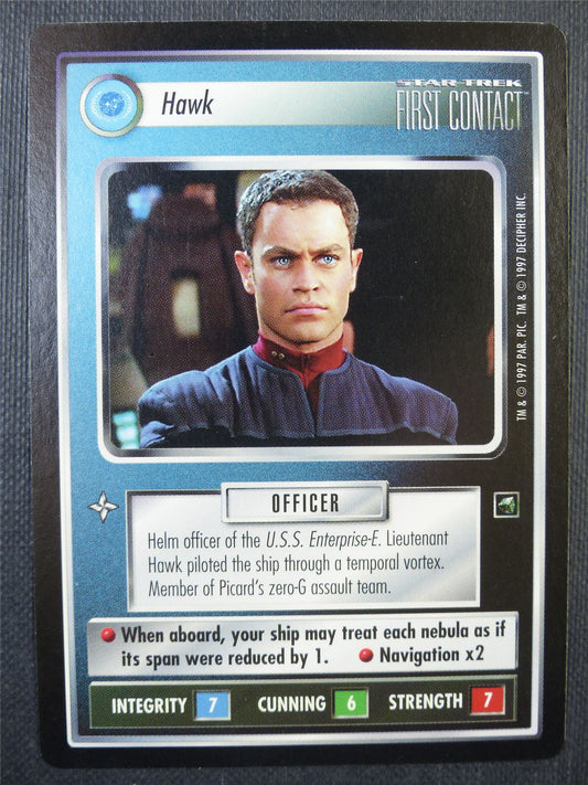 Hawk - FC - Star Trek Card #6OW