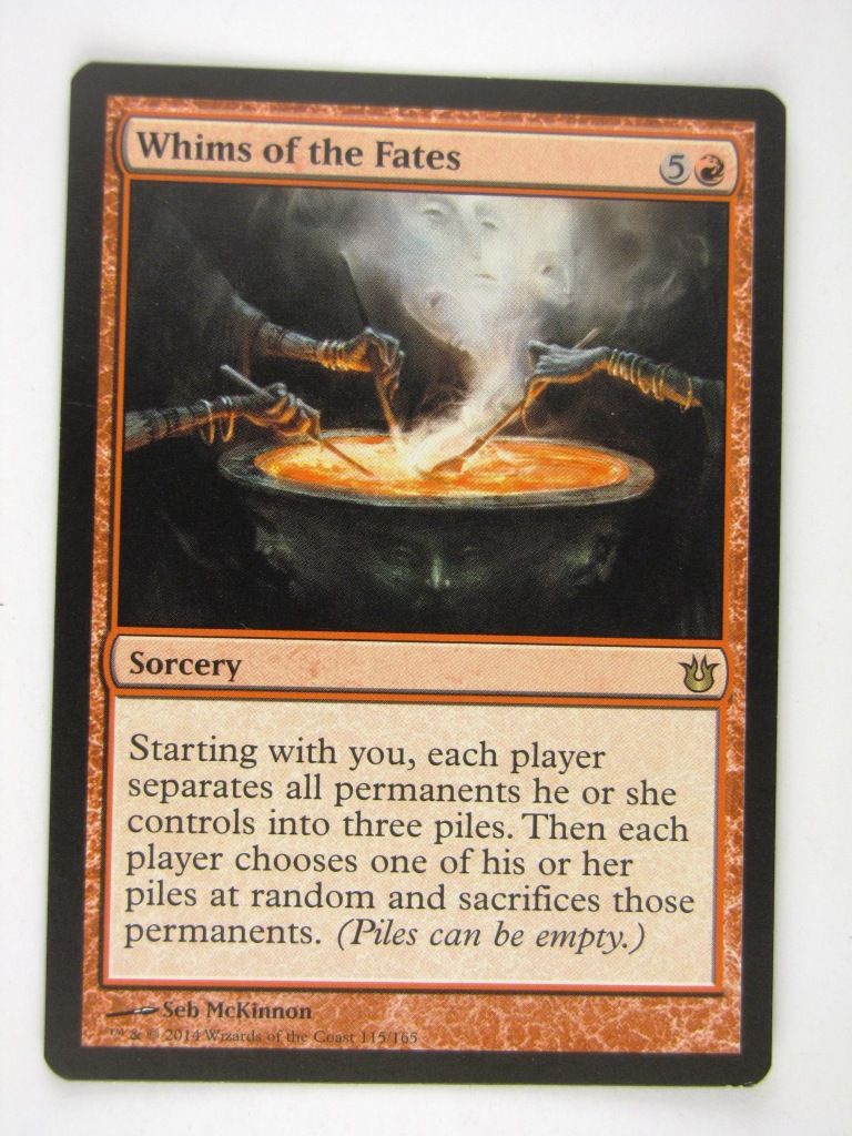 MTG played Cards: WHIMS OF THE FATES # 13G95