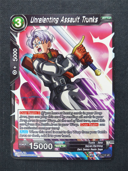 Unrelenting Assault Trunks - Dragon Ball Super Cards #E2