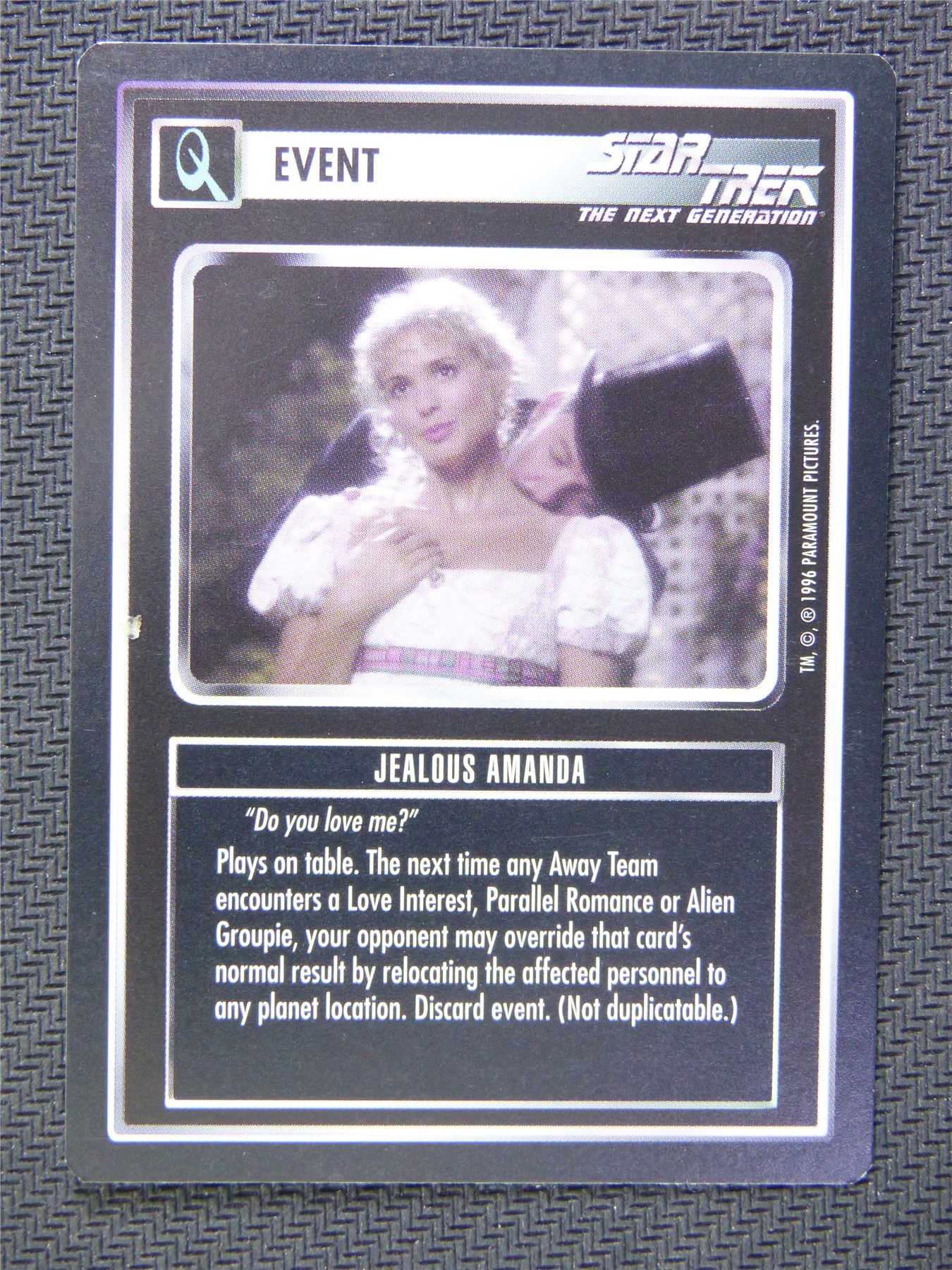 Event Jealous Amanda - Star Trek CCG Next Gen #55U