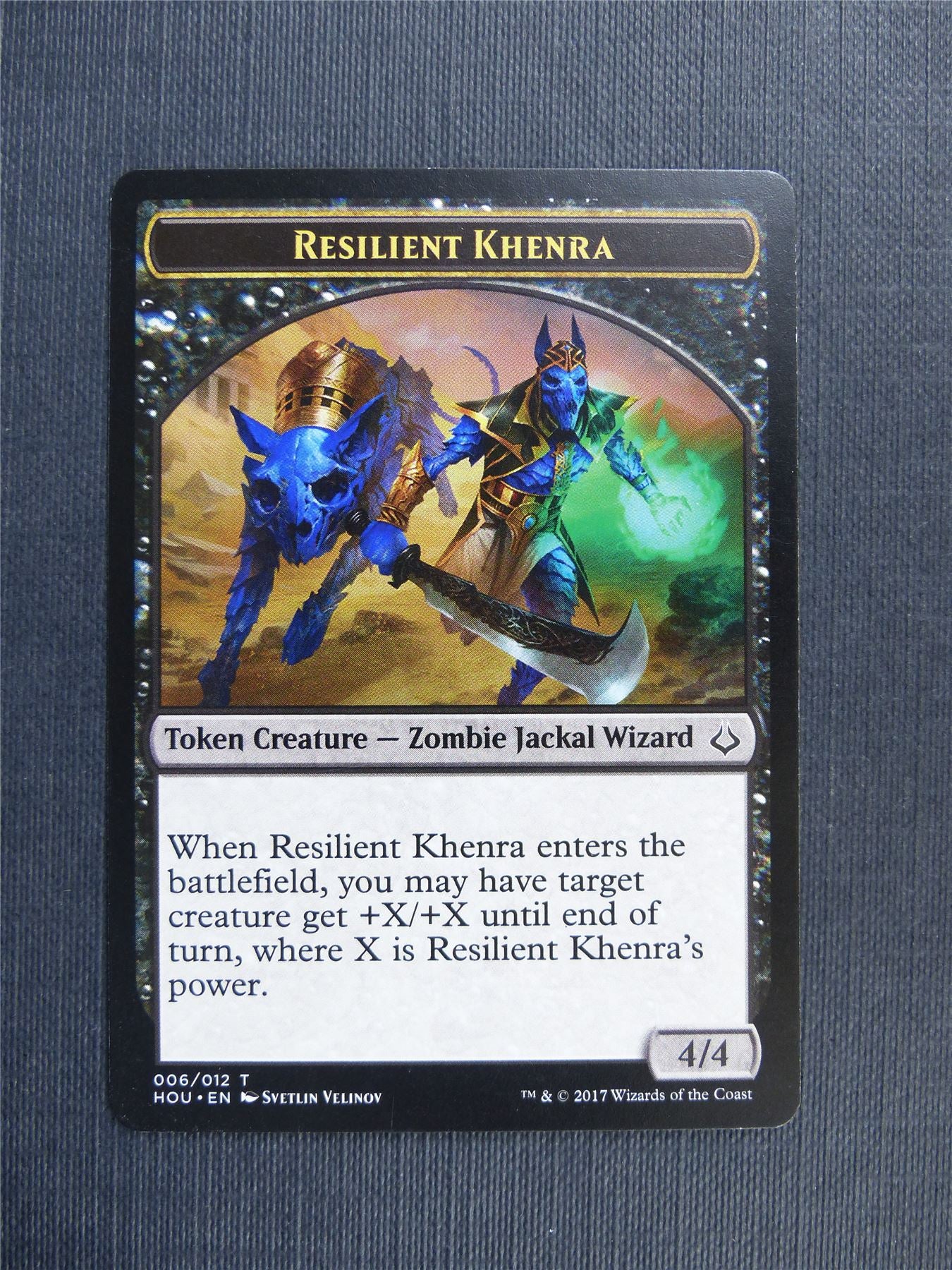 Resilient Khenra - Token - Mtg Magic Cards #2YG