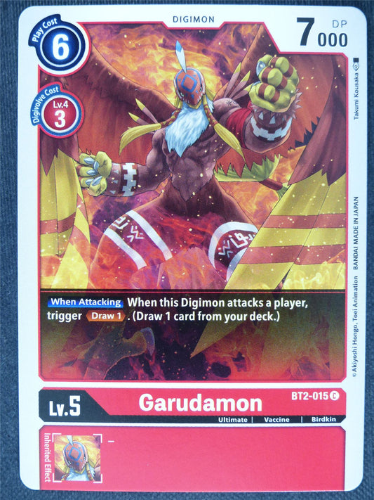 Garudamon BT2-015 C - Digimon Cards #1C