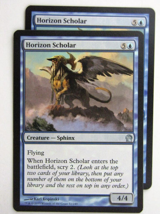 MTG Magic Cards: HORIZON SCHOLAR x2 Theros # 24C50