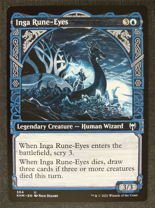 Inga Rune-Eyes Showcase Mint - Mtg Magic Cards #3M