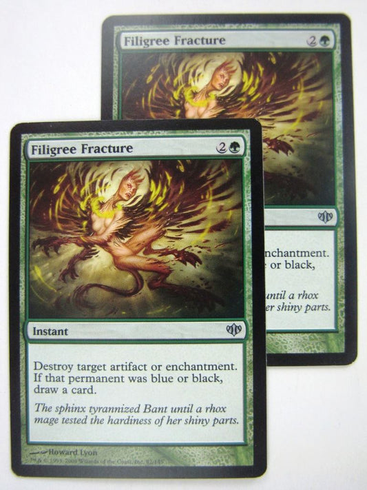 MTG Magic Cards: FILIGREE FRACTURE x2 # 8G71