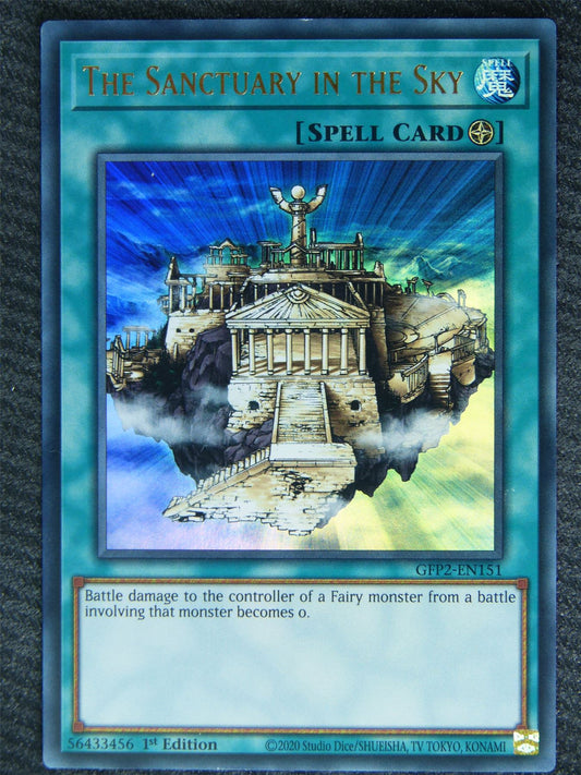 The Sanctuary In The Sky GFP2 Ultra Rare - 1st ed - Yugioh Card #81V