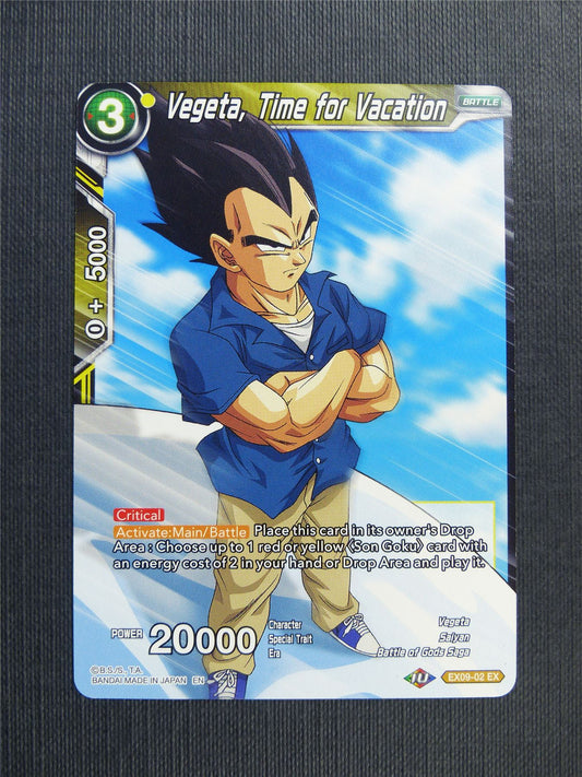 Vegeta Time for Vacation EX - Dragon Ball Super Cards #1OR