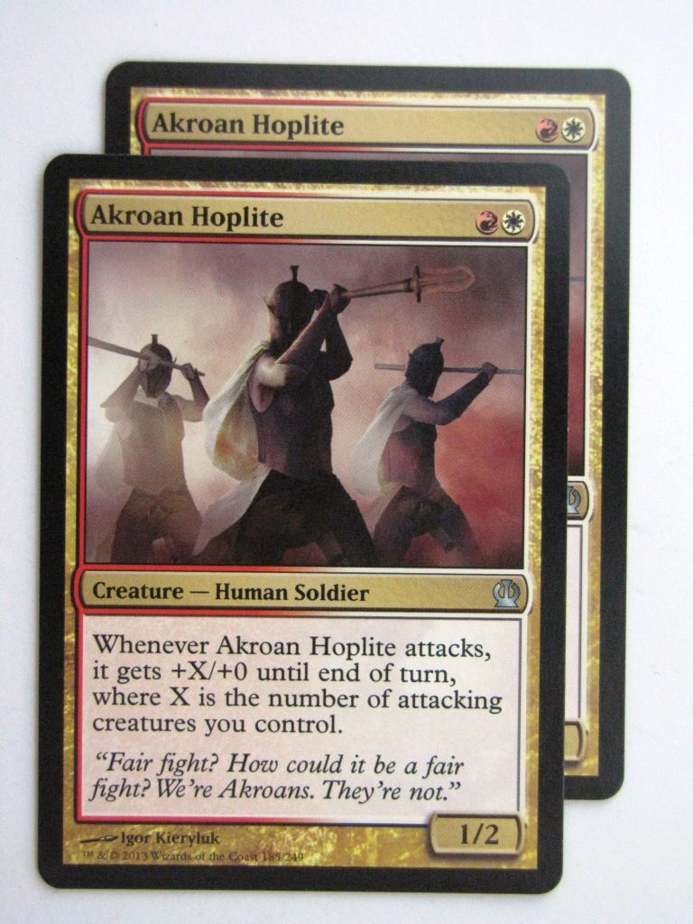 MTG Magic Cards: AKROAN HOPLITE x2 Theros # 24D94