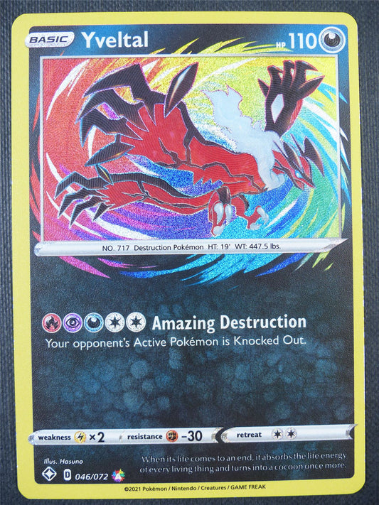 Yveltal 046/072 Textured Holo - Pokemon Card #7QU