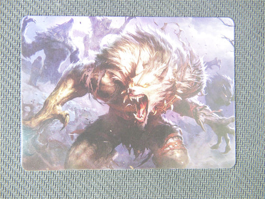 Village Reavers Art Card 45 - Innistrad Midnight Hunt Art Series - Mtg Card #3DI