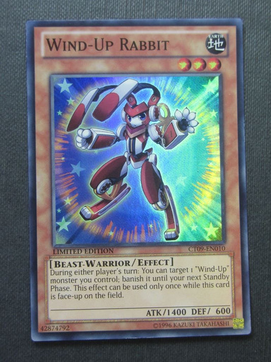 Wind-Up Rabbit CT09 Super Rare - limited ed - Yugioh Cards #15E