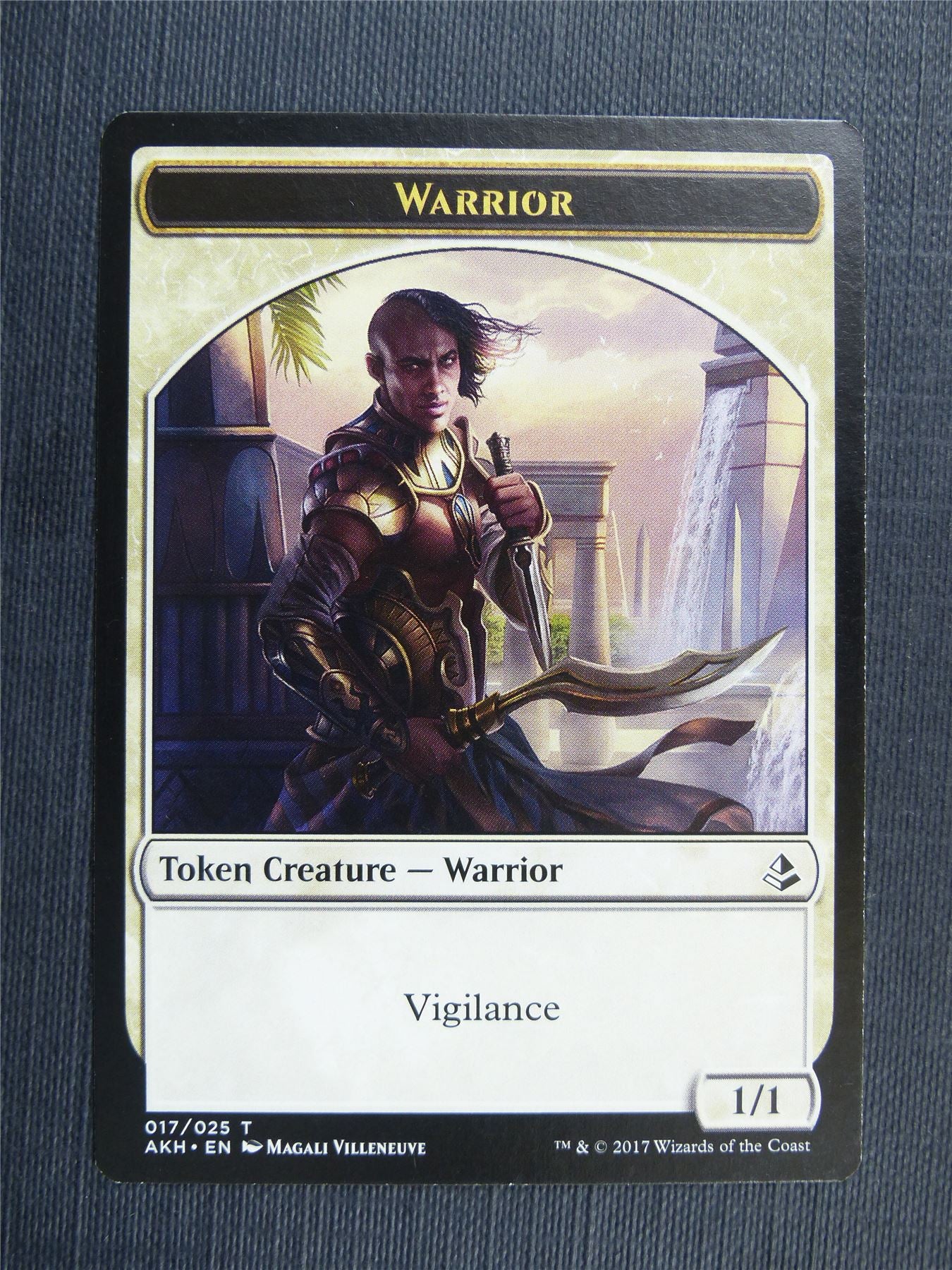 Warrior / Heart-Piercer Manticore - Token - Mtg Magic Cards #30B
