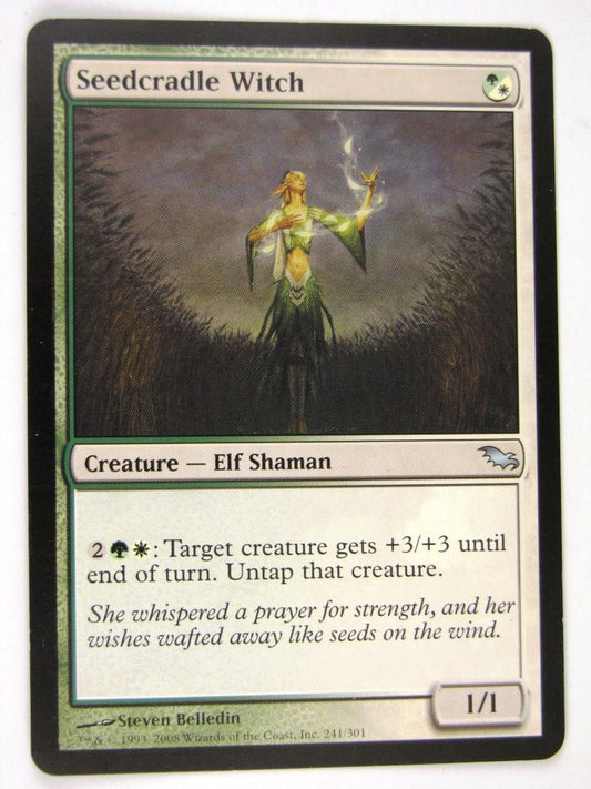 MTG Magic: the Gathering Cards: SEEDCRADLE WITCH: SHM