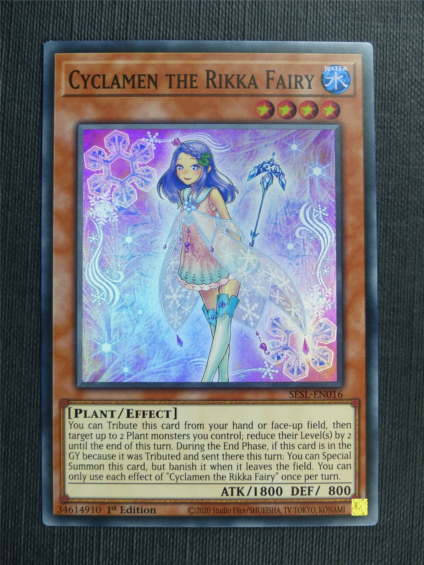 Cyclamen the Rikka Fairy - SESL Yugioh Card