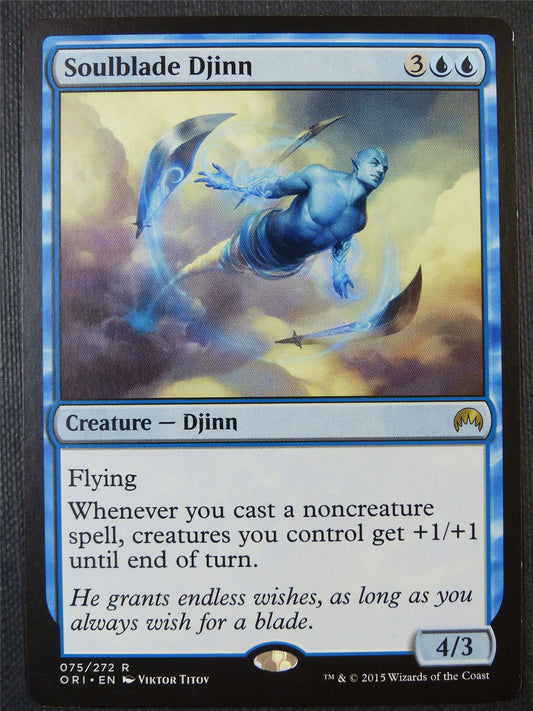 Soulblade Djinn - Mtg Card #95W