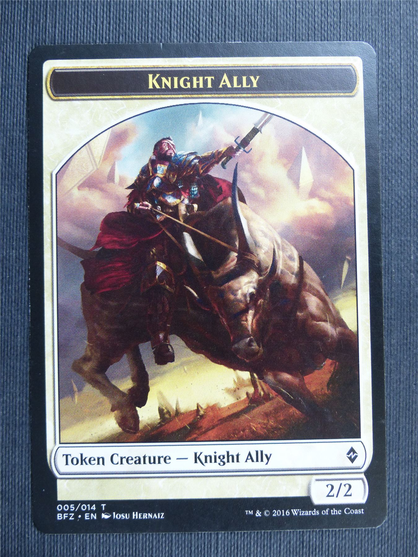 Knight Ally Token - Mtg Magic Cards #45I