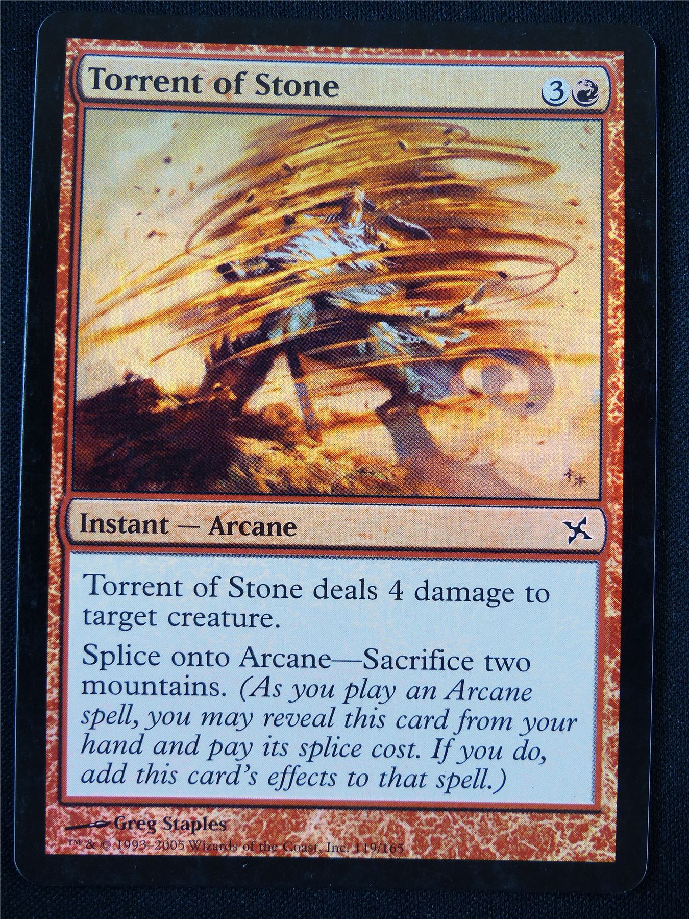 Torrent of Stone Foil - Mtg Card #214