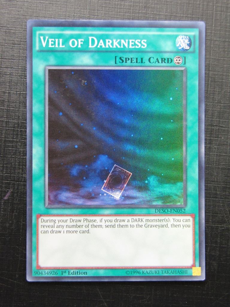 Yugioh Cards: VEIL OF DARKNESS DESO SUPER RARE # 30F8